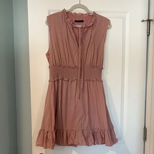 DELUC pink dress size large